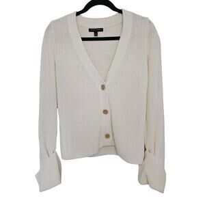 Banana Republic Factory Oversized Chunky Cardigan sz S White